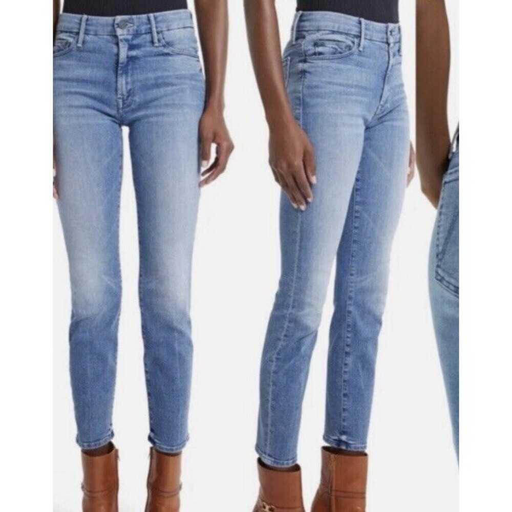 MOTHER Women The Looker Skinny Jeans Cropped Sz 26